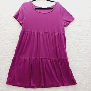 Dress Pink Purple Swim Cover Knit Whimsycore Coquette Clueless Barbiecore Sz XL